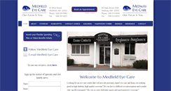 Desktop Screenshot of medfieldeyecare.com